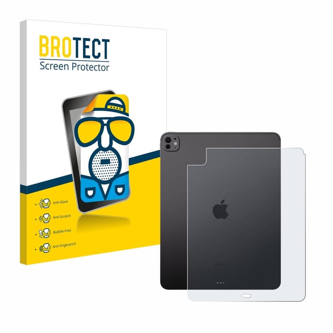 BROTECT - Screenprotector voor Apple iPad Pro 13" WiFi 2024 (Achterkant) - Folie Beschermfolie matte