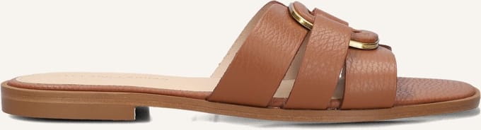 STEFANO LAURAN 24152 Slippers - Dames - Cognac - Maat 37