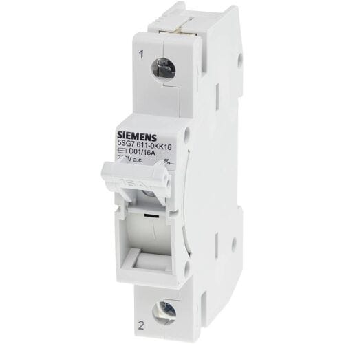 Siemens 5SG76110KK06 Lastscheidingsschakelaar Afmeting zekering : D01 6 A 230 V 12 stuk(s)