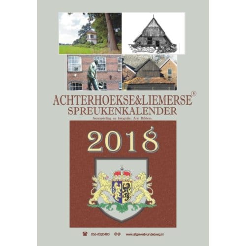 Achterhoekse & Liemerse Spreukenkalender 2018 - Arie Ribbers