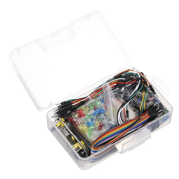 Elektronische Leuke Kit Bundel met Breadboard Kabel Weerstand Condensator LED's Potentiometer Vervanging
