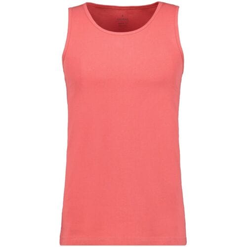 Ragman Ondermode Uni Tank Top Single Jersey Zalm / male