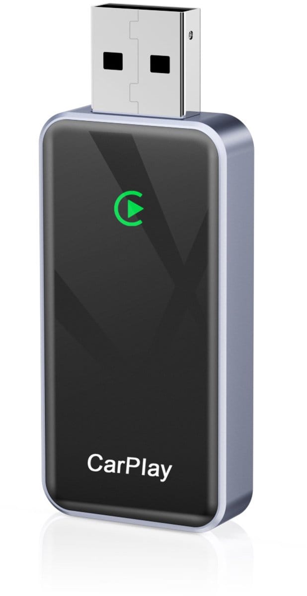 BY967B 2-in-1 Draadloze CarPlay & Android Auto Adapter