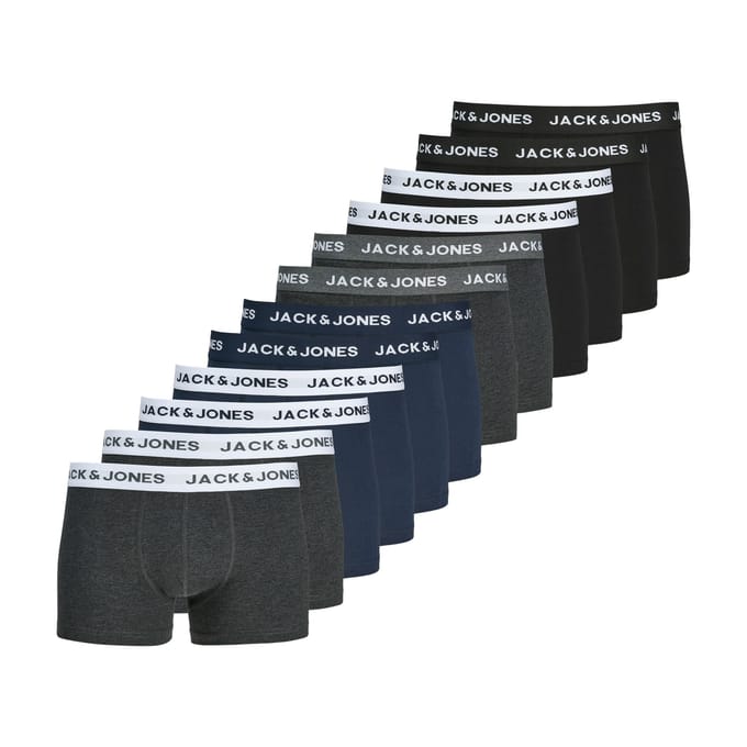 Jack & Jones - Heren Onderbroeken 12-Pack Boxers Mix - Multi - Maat M