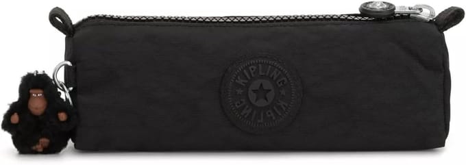 Kipling Vrouwen Vrije Potloodetui - Klein - Met Rits - Waterafstotend - Nylon Pen Set - Echte Zwarte