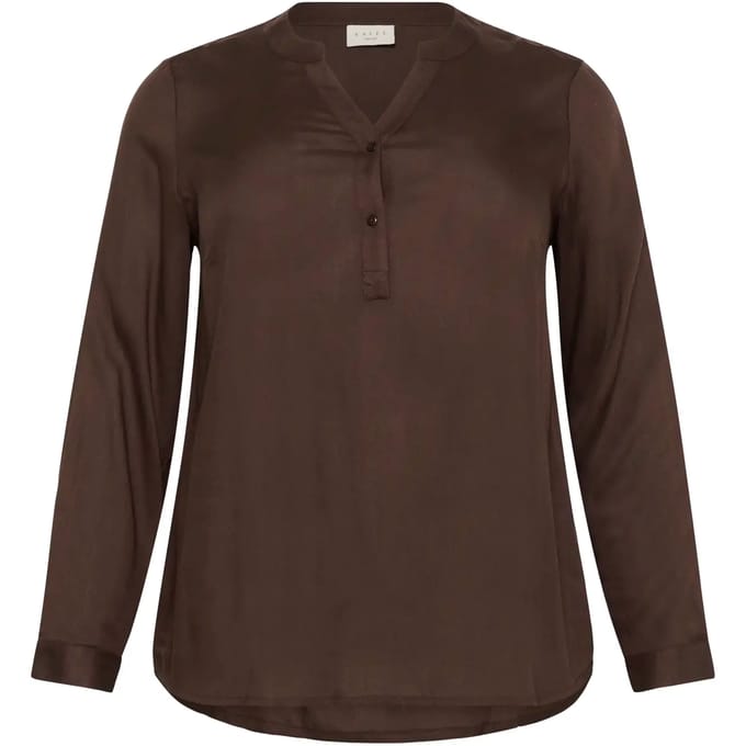 Damesblouse met lange mouwen KAFFE Curve Sida