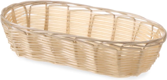HENDI Ovaal broodmandje – breukvast poly-rotan – vaatwasmachinebestendig – 225x110x60 mm