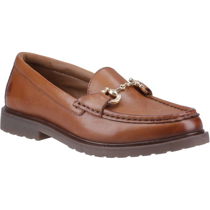 Hush Puppies Verity Snaffle Leren Dames Tan Loafers