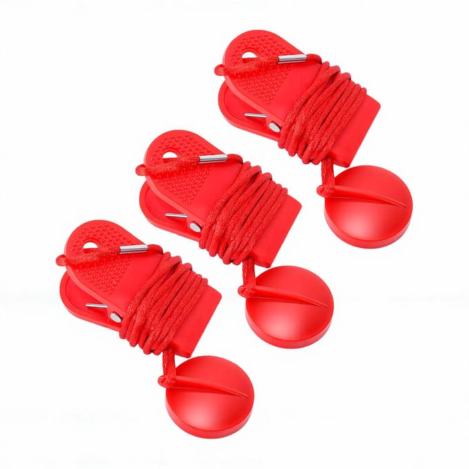 3 Stuks Loopband Magnetische Veiligheidssleutel Loopmachine Noodstop Schakelaar voor Oefening L