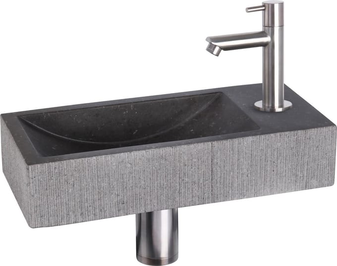 Differnz Fonteinset Mix&match Set Ribble Recht Mat Chroom