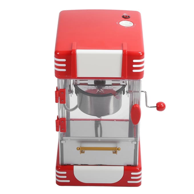 Elektrische Popcornmachine Volautomatisch Snel Poppen 320W Elektrische Popcornmachine voor Bioscoop L gray