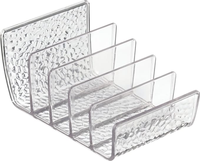 iDesign - Rain Organiser voor Oogschaduwpalet - Kunststof - Transparant
