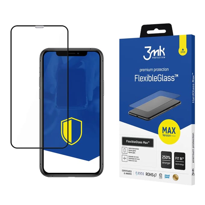 3mk, Flexibele Screenprotector Geschikt voor iPhone 11, Transparant