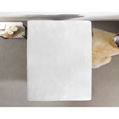 Dreamhouse Hoeslaken Katoen - Wit - 160/180 x 200 cm - Perfecte pasvorm voor uw matras door de speciale jersey stretch.