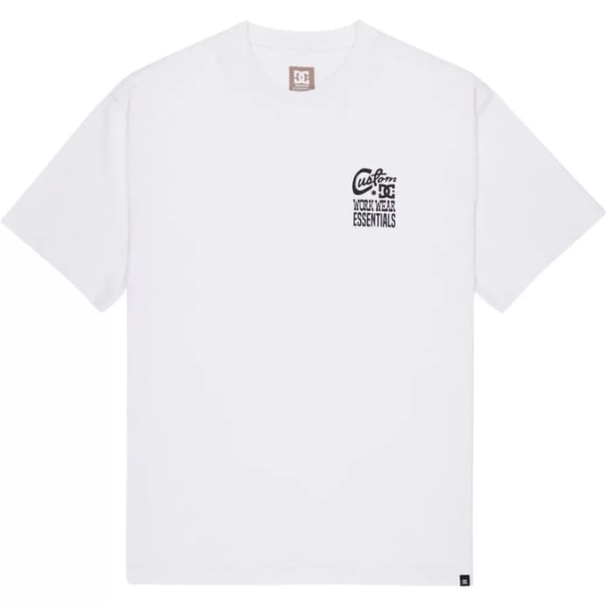Dc Shoes Knotted T-shirt Met Korte Mouwen Wit S Man