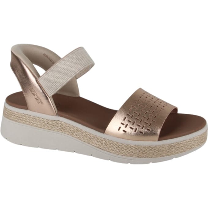 Skechers Slip-ins Bobs Sun Ray - Step Aside - Dames Sandalen - Goud
