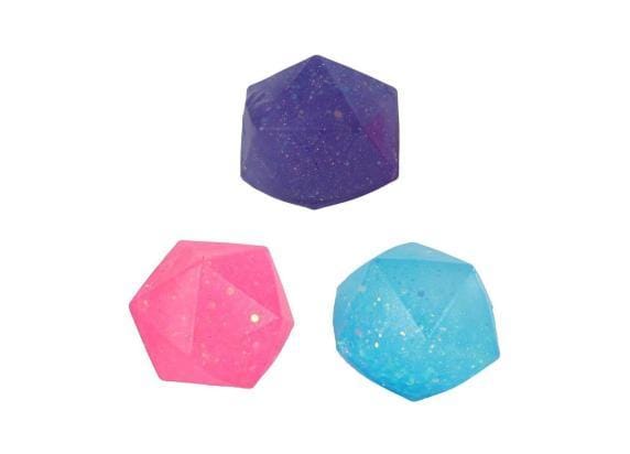 Glamour Sugar Squeeze knijpbal met glitter 6cm 3asstd Poppetjes en figuren