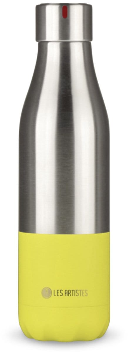 Les Artistes Paris - Drinkfles - Thermosfles - 500ml - Split Yellow