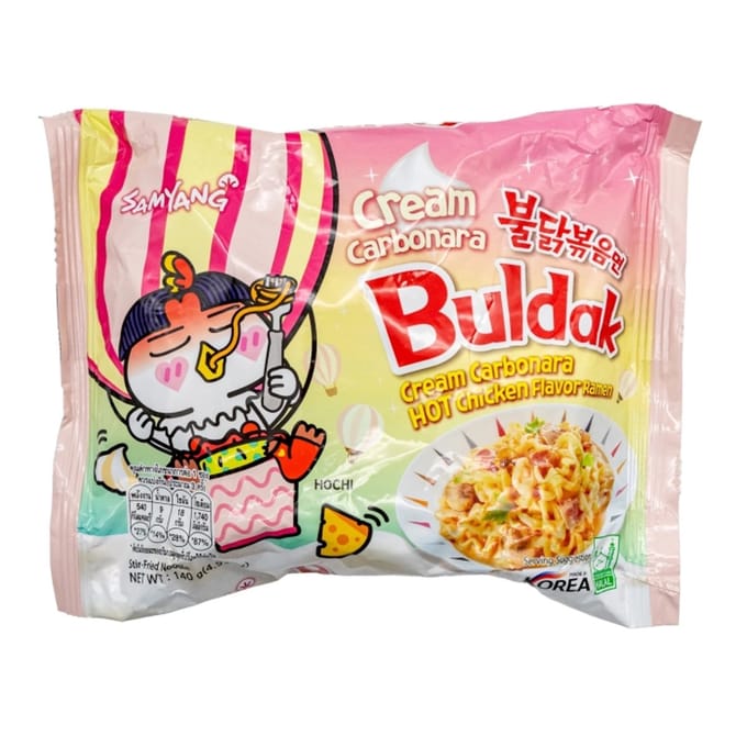 Samyang Buldak Hot Chicken Ramen Cream Carbonara (Asian) (140g)