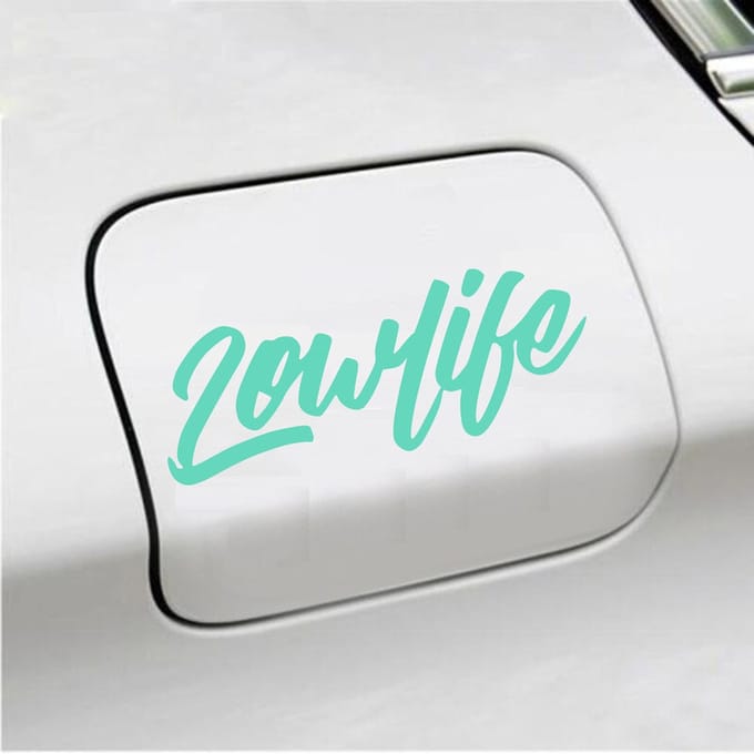 Bumpersticker - Lowlife - 6,4 X 16,8 - Mint