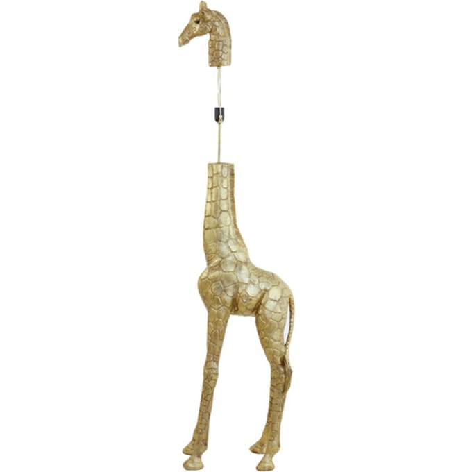 Light & Living Vloerlamp Giraffe 184cm - Antiek Brons (excl. kap)