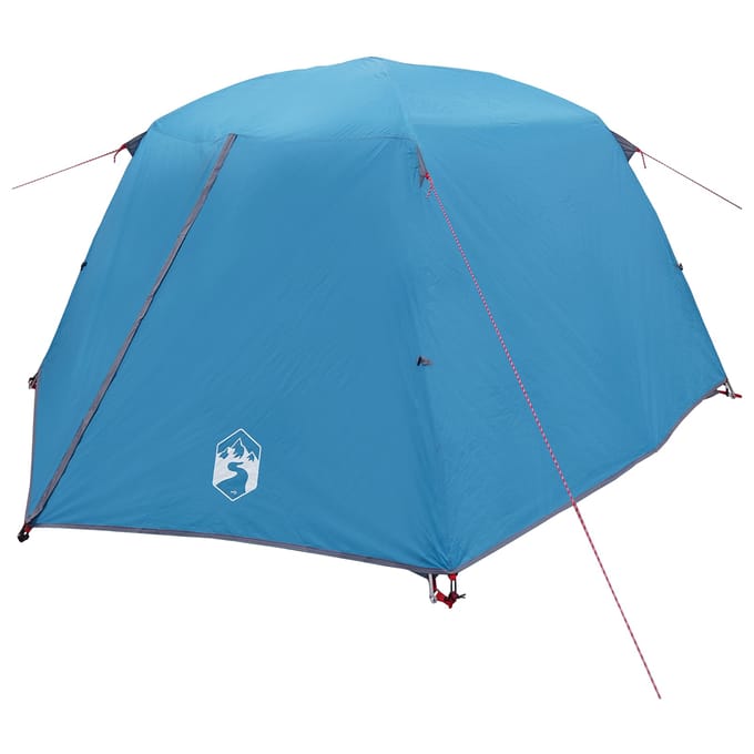 vidaXL - Backpacking - Tent - 2-persoons - Blauw - 185T - Polyester - met - PU - Coating