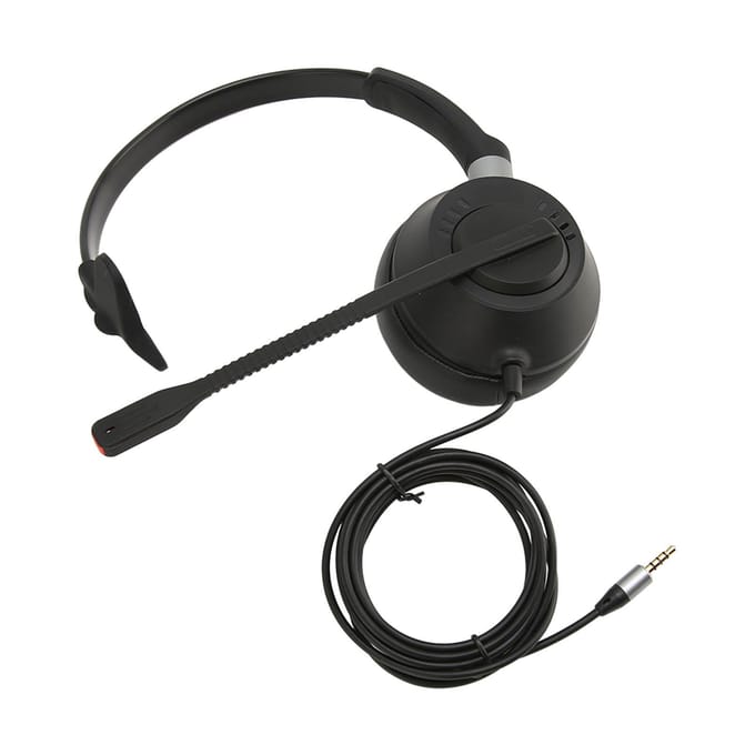 X6S 3.5 Telefoonheadset ENC Actieve Ruisonderdrukking Enkeloorig PC-hoofdtelefoon voor Klantenservice
