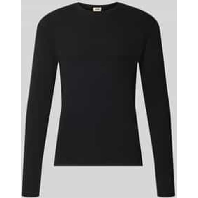 Slim fit shirt met lange mouwen van puur katoen model 'Enil'