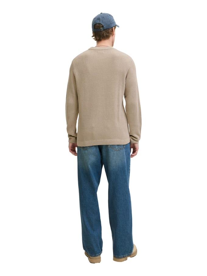 JACK&JONES ESSENTIALS - JJEDOVER KNIT CREW NECK SN Heren Trui