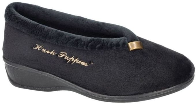 Hush Puppies -Dames - zwart - pantoffels - maat 41