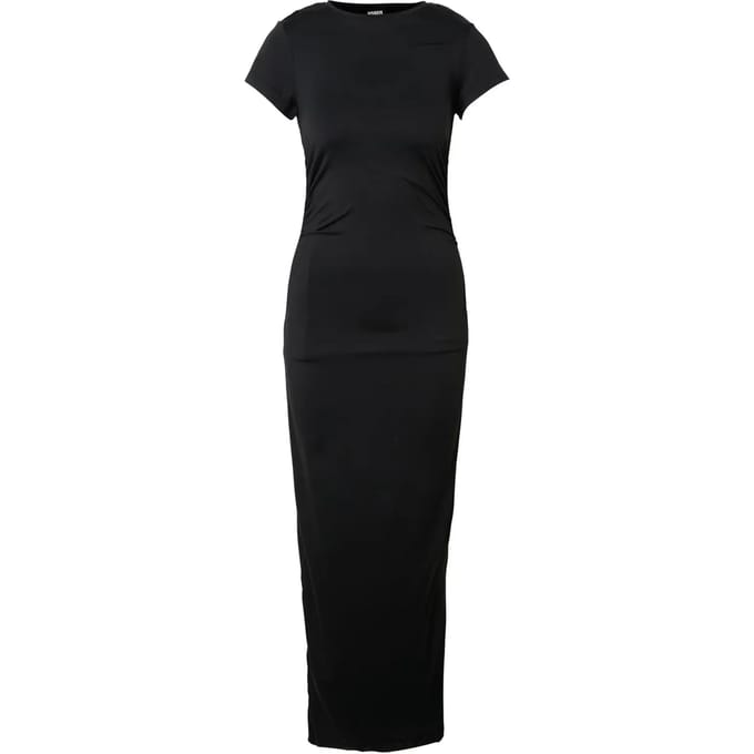 Urban Classics Jersey Maxi-jurk Dames Maxi-jurk - zwart - S