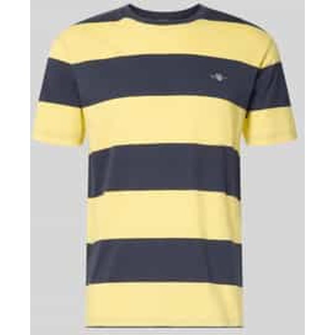 Regular fit T-shirt met logoprint Model 'BAR'