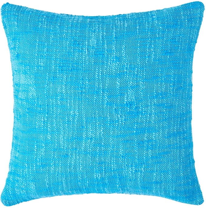 Homescapes Nirvana katoenen kussenhoes, turkoois, 60 x 60 cm