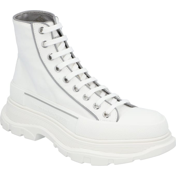 Alexander McQueen Tread Slick Boots 'Wit Grijs'