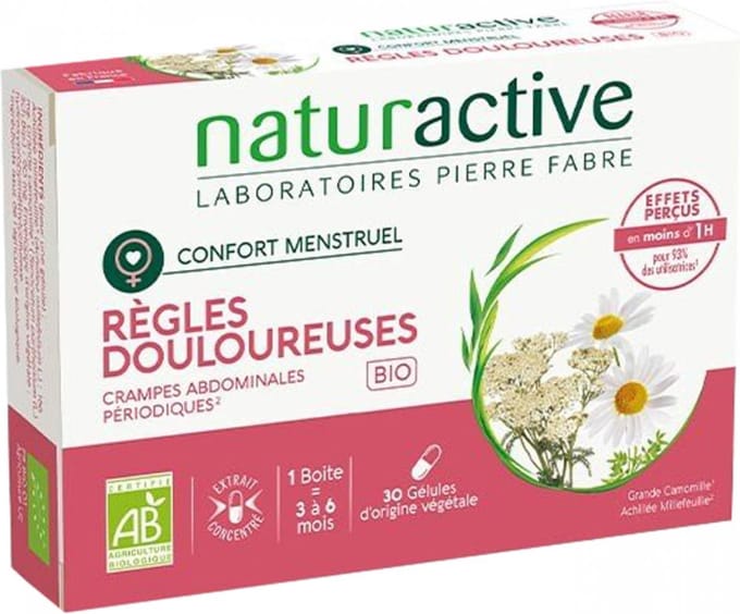 Naturactive Pijnlijke Menstruatie Biologisch 30 Capsules