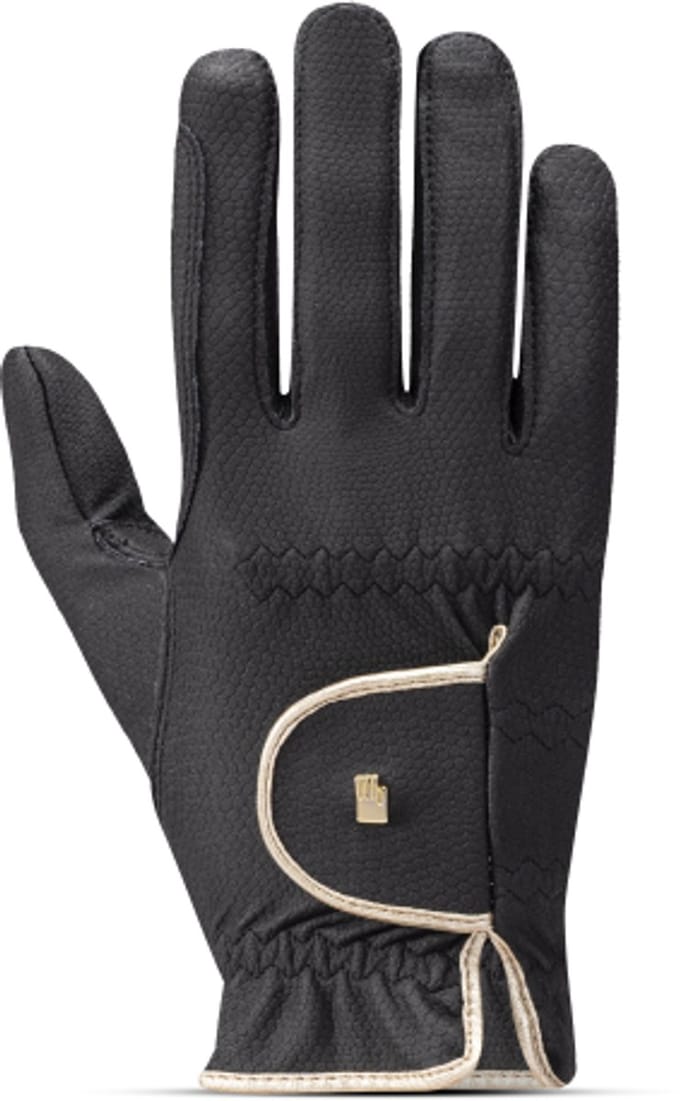 Roeckl - Handschoen Lona - Black Gold - Maat 6