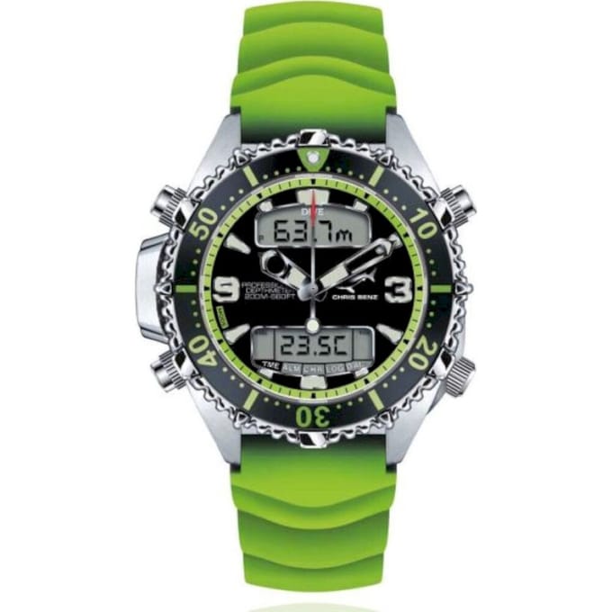 Chris Benz Dames, Heren, Unisex watch CB-D200X-G-KBG