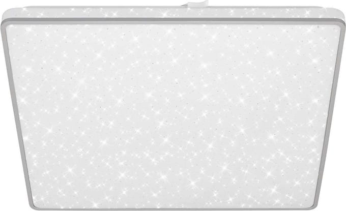 BRILONER - LED Plafondlamp Kinderkamerlamp Starry Sky Backlight flat 24W chroom