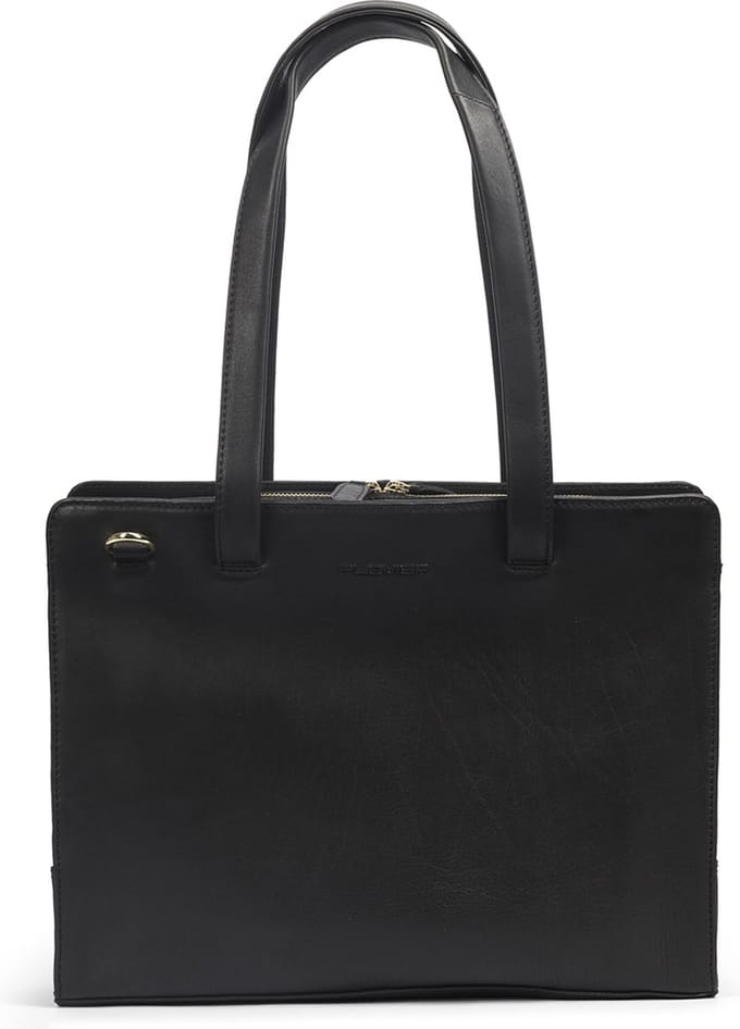 Plevier Pharos schoudertas 16 inch zwart.
