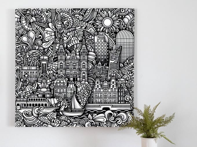 Kunstprint | Wanddecoratie | Forex | 100 × 100 cm