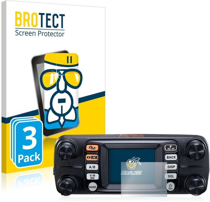 Screenprotector 3 Stuks voor Yaesu FTM-300DE Beschermglas transparant