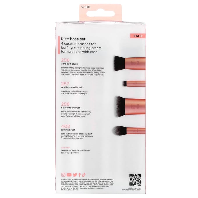 Gezichtsbasis Set, Set van 4 Stuks