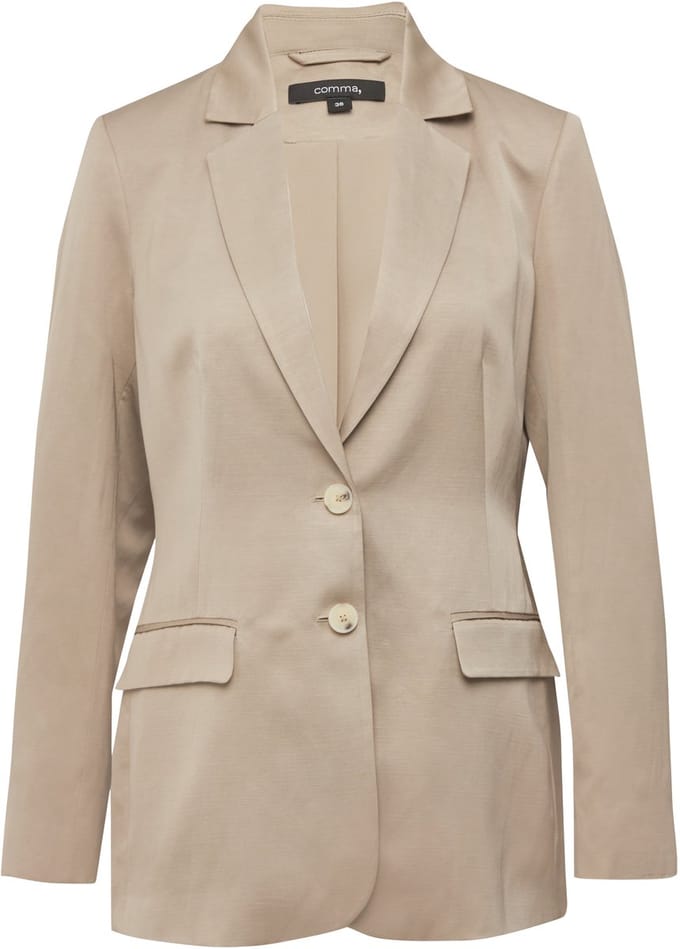 Vloeiende satijnen blazer dames COMMA