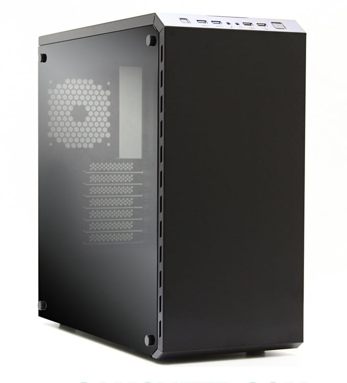 LC-Power Gaming 986B - Dark Shadow Midi Tower Zwart