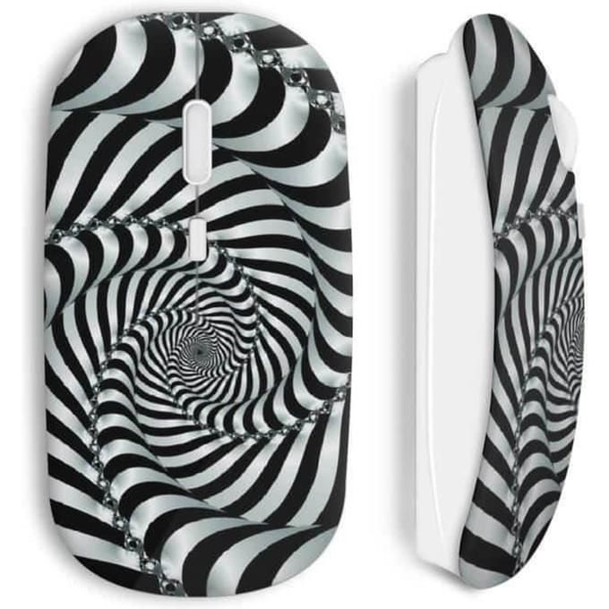 Draadloze muis Zebra Zwart en Wit