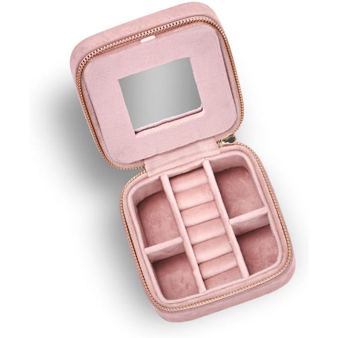 Gillian Jones Jewelry Box Rose Velour 1 st