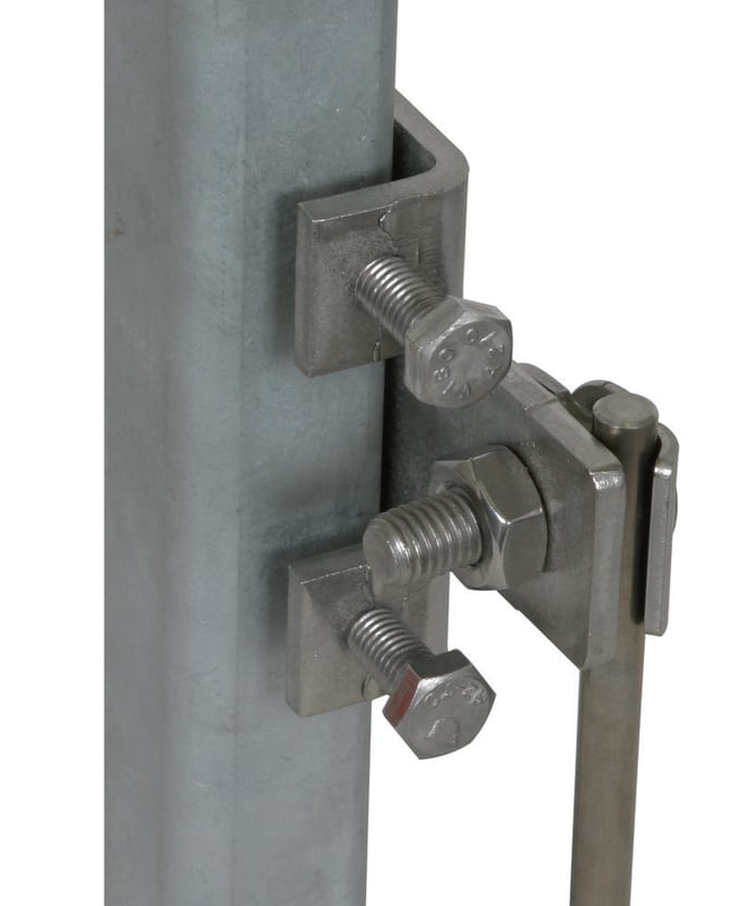 Dehn Klem StSt Horizontaal Type voor profielen 18-35mm - 372249