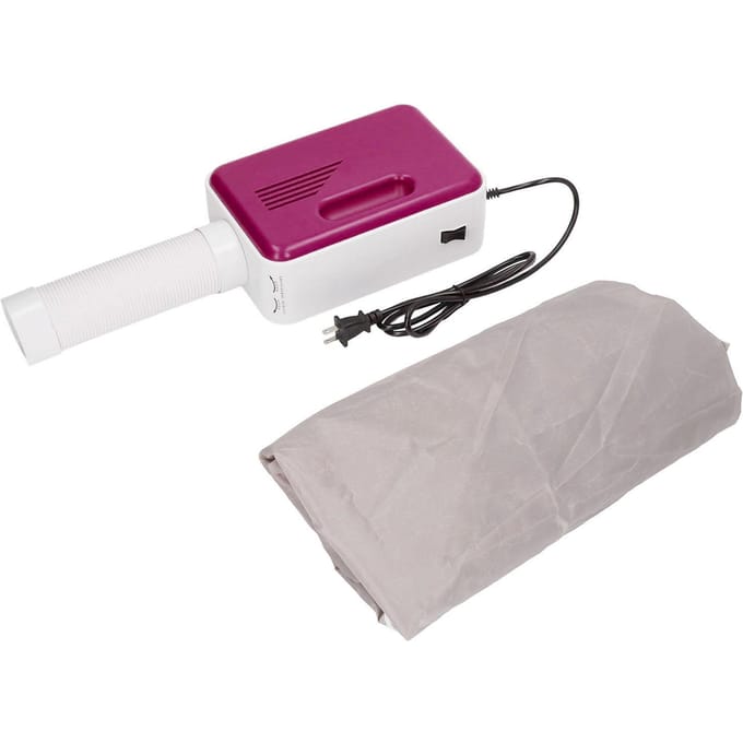 Sèche-linge électrique portable multifonction mini avec housse en tissu pour l'extérieur violet