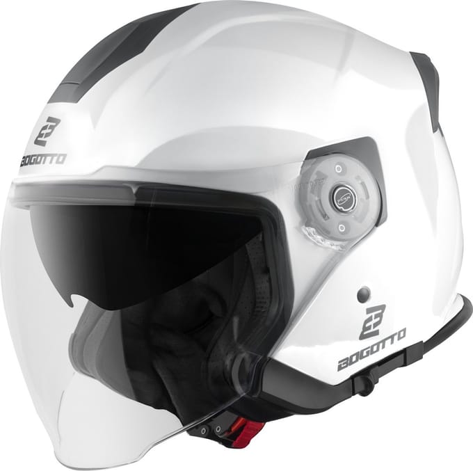 Bogotto H586 Wit Jethelm - Helm