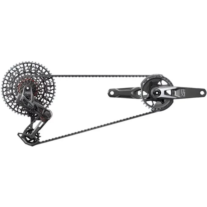 Volledige groep Sram XO T-TYPE Eagle V2 AXS WIDE DUB DM 175 MM 32D (10-52)